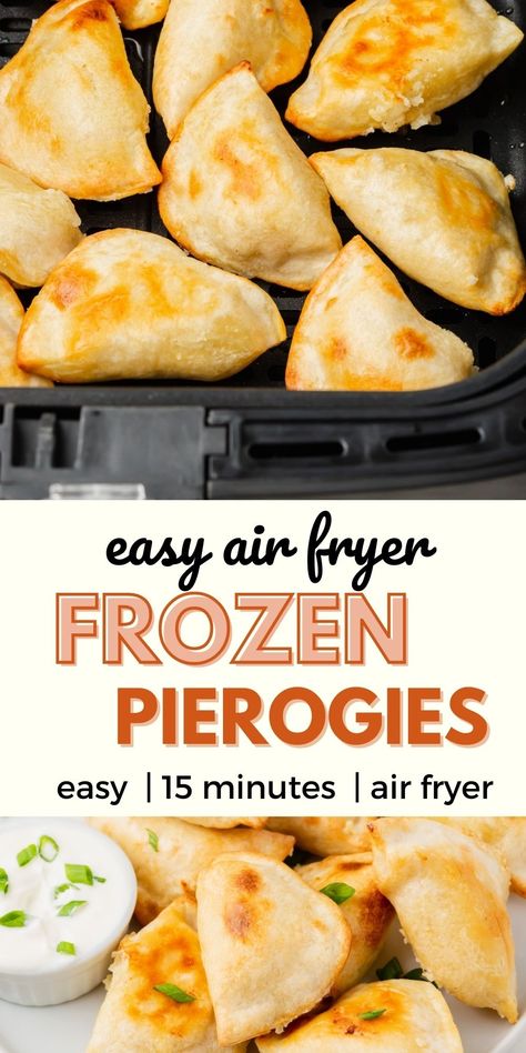 Frozen Pierogies, Panini Grill, Actifry Recipes, New Air Fryer Recipes, Air Fryer Recipes Snacks, Freeze Sweet Potatoes, Quick And Easy Dinner Ideas, Air Fryer Cooking Times, Cooks Air Fryer