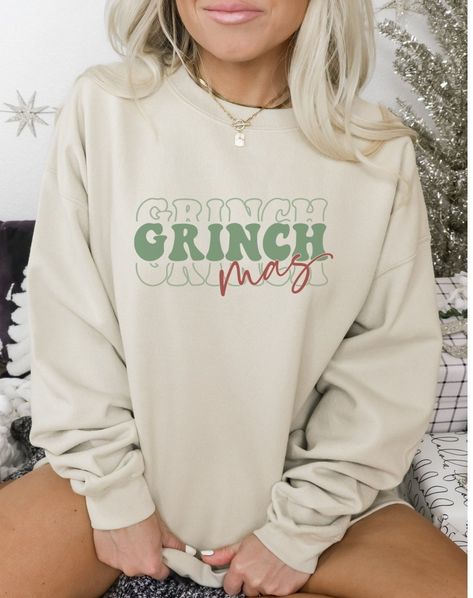 Grinch Clothes, O Grinch, Christmas Pregnancy Announcement Shirt, Grinch Sweatshirt, Baby Reveal Shirt, Christmas Attire, Funny Holiday Shirts, Christmas Crewneck Sweatshirt, Holiday Apparel