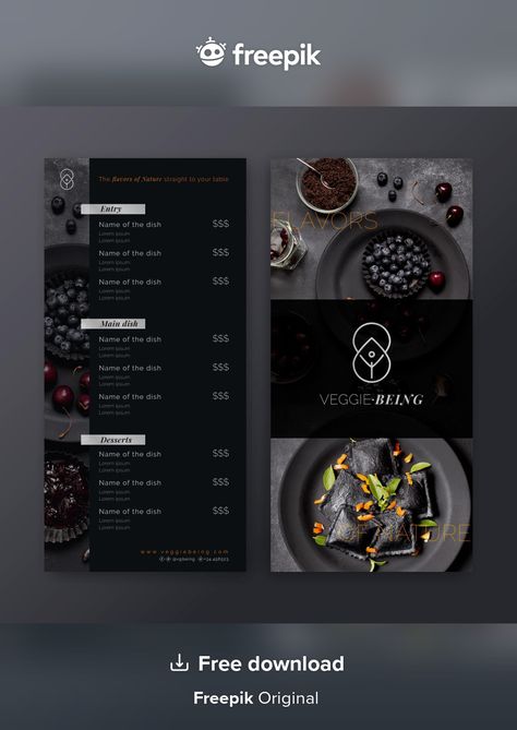 Restaurant Menu Card Design Creative, Elegant Restaurant Menu Design Ideas, Black Menu Design, Restaurant Campaign, Vintage Pizzeria, Modern Restaurant Menu Design, Creative Menu Design, Advertising Design Layout, Japanese Restaurant Menu