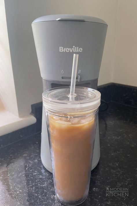 Breville Iced Coffee Maker with A Cup of Iced Coffee Breville Ice Cream Maker, How To Use Breville Espresso Machine, Iced Coffee Machine, Breville Coffee Machine, Breville Nespresso Creatista, Breville Touch Espresso Machine, Iced Coffee Maker, Coffee Inspiration, Best Appliances