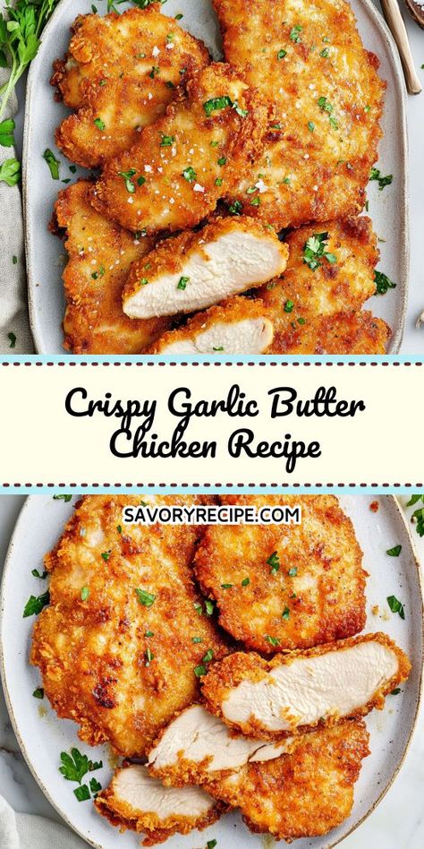 Looking for a quick and mouthwatering chicken recipe that impresses? Our Crispy Garlic Butter Chicken is the perfect blend of crunch and rich garlic flavor. It’s easy to whip up and ideal for busy weeknights. Pin this recipe now for your collection of chicken breast delights!