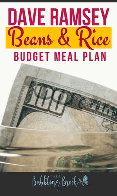 Totally going to try these cheap beans and rice recipes!!! If you're doing the Dave Ramsey baby steps you should try this meal plan too!!!! YUM! Dave Ramsey Beans And Rice Meal Plan, Dave Ramsey Meal Plan, Faire Son Budget, Dave Ramsey Baby Steps, Dave Ramsey Budgeting, Budget Meal Planning, Beans And Rice, Household Budget, Money Saving Plan