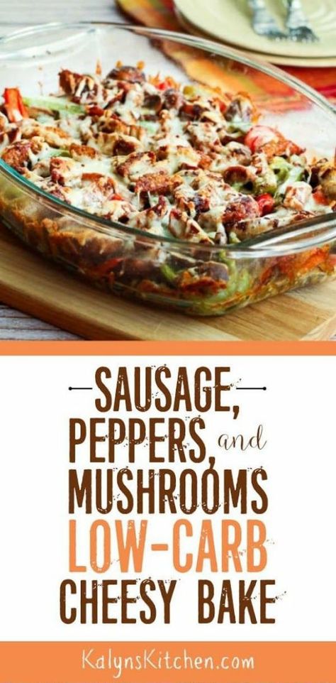 Simple Carbohydrates, Peppers And Mushrooms, Sausage Peppers, Complex Carbs, Low Carb Casseroles, South Beach Diet, Keto Foods, Keto Diet Menu, Eat Better