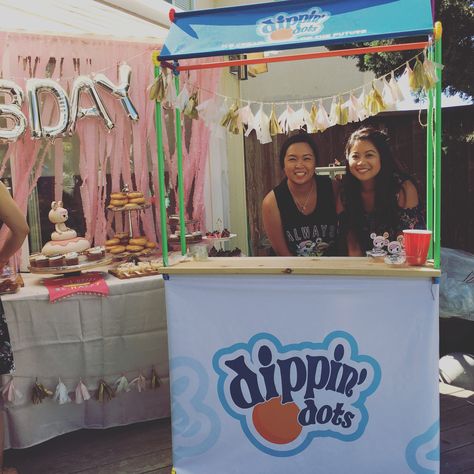 Diy dippin dots party booth! Dippin Dots Wedding, Diy Dippin Dots, Party Booth, Dippin Dots, Colorful Food, Wedding Food, Food Coloring, Birthday Parties, Carnival