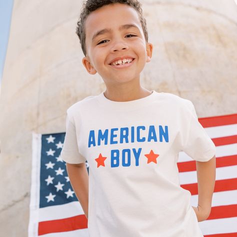 Boys 4th Of July Shirt, Relaxed Fit Americana T-shirt For 4th Of July, 4th Of July Americana Relaxed Fit T-shirt, Playful White T-shirt For 4th Of July, 4th Of July Americana Short Sleeve T-shirt, Kickee Pants, Short Styles, Hello Baby, Kids Tops