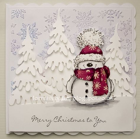 Black Saturday, Snowman Christmas Cards, Penny Black Cards, Stamped Christmas Cards, Penny Black Stamps, Black Cards, Snowman Cards, Beautiful Christmas Cards, Homemade Christmas Cards