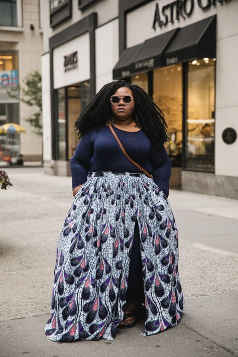 The Plus-Size Women Who Ruled the Street Style Game During New York Fashion Week | InStyle African Plus Size Fashion, Fashion Reference, Look Plus Size, Plus Size Fall, Fashion Gallery, Fashion Week Street Style, Look Plus, Curvy Fashion, New York Fashion Week