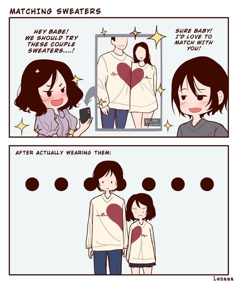 #digitalart #couple #lenalee #lena #girlfriend #boyfriend #love #romance #couplegoals #couplecomic #comic #matching #coupleshirts #matchingshirts #shortgirl #smoll #smollgirl #smollgirlfriend #tiny #tallboy #tallboyfriend #sizedifference #heightdifference #fail Cute Comics Relationships Anime, Cute Couple Comics, Couples Comics, Ship Drawing, Matching Sweaters, Pokemon Comics, Anime Couples Manga, Cute Comics, Anime Couples Drawings