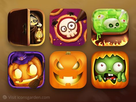 Twitter Halloween Icon, Minimalist App Icons Aesthetic, Minimalist App Icons, Game App Icon, Halloween App Icons, App Icons Aesthetic, Icon Theme, Halloween Wallpaper Iphone Backgrounds, Free Icon Set