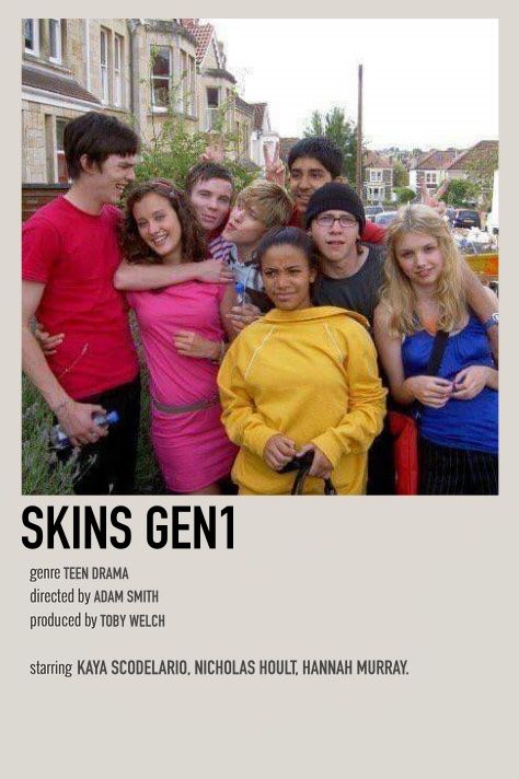 Skins Gen 1, Skins Serie, Skins Poster, Calvin Vail, 2000s Posters, Skins Characters, Skin Aesthetics, Iconic Movie Posters, Skins Uk