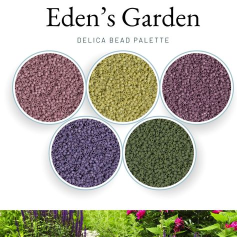 Fresh arrival! Behold the exceptional Miyuki Delica Japanese Seed Bead Bead Set | Color Palette | Bead weaving Variety Pack | Beading Starter Kit | Edens Garden, now available at an irresistible price of $42.00 #DelicasSet #DB2295 #MatteDelica #PurpleDelica #DelicaLot #DelicaBeadingSet #DB1585 #BeadColorPalette #DelicaBeadMix #Size11DelicaBead Seed Bead Color Combinations Colour Palettes, Jewelry Making Project, Bead Set, Delica Beads, Variety Pack, Artistic Jewelry, Bead Weaving, Starter Kit, Seed Bead