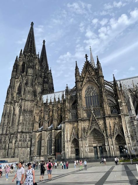 #Koln #Germany Ancient Germany, Koln Germany, German Cathedrals, Germany 1800s, Cologne Germany Cathedral, Koln, Temple Architecture, Historical Place, Place Of Worship