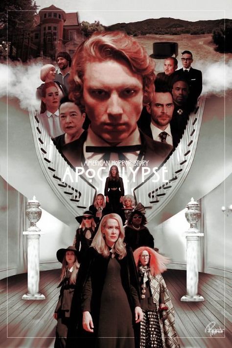 Apocalypse Poster, American Horror Story Apocalypse, Frances Conroy, Apocalypse Character, Ahs Coven, American Horror Story Seasons, Ryan Murphy, Evan Peters, Season 8