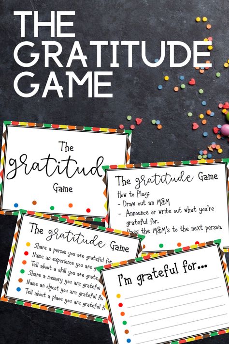 Thanksgiving Family Activities, Gratitude Game, Gratitude Crafts, Thankful Activities, Thanksgiving Games For Adults, Activity Day Girls, Thanksgiving Classroom, Thanksgiving Gratitude, Yw Activities