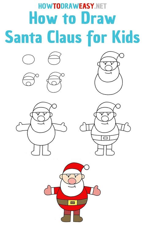 #christmas #santaclaus #merrychristmas #howtodraw #santa #holidays #santadrawing Santaclaus Art Drawing, How To Draw Santa For Kids, Christmas Drawing For Kids Easy, How To Draw Santa Claus, Chismas Drawing, Santa Drawing For Kids, How To Draw Christmas, Easy Santa Drawing, Drawing Santa Claus