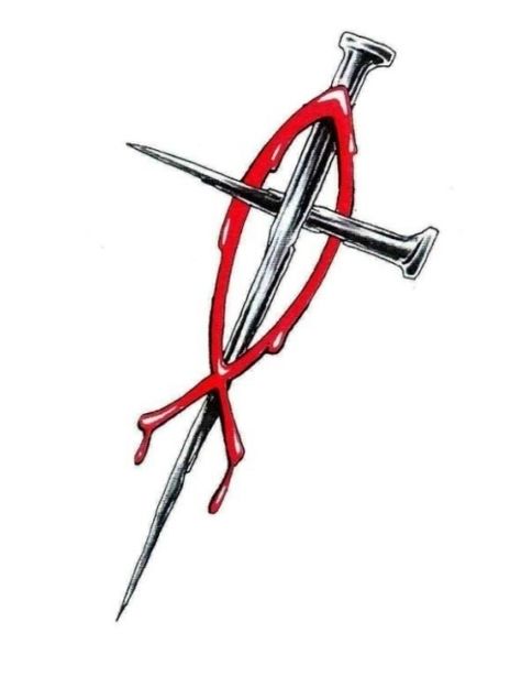 Cross Nails Tattoo, Cross On A Hill Tattoo, Cross Of Nails Tattoo, Cross And Crown Of Thorns Tattoo, Cross Made Of Nails Tattoo, 3 Crosses Tattoo Design, Cross With Thorn Crown Tattoo, Christian Graffiti, Symbol Tattoos With Meaning