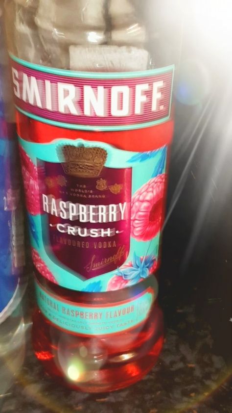 Raspberry Smirnoff, Raspberry Aesthetic, Smirnoff Raspberry, Flavoured Vodka, Gold Peak Tea, Tea Bottle, Vodka, Raspberry, Daisy