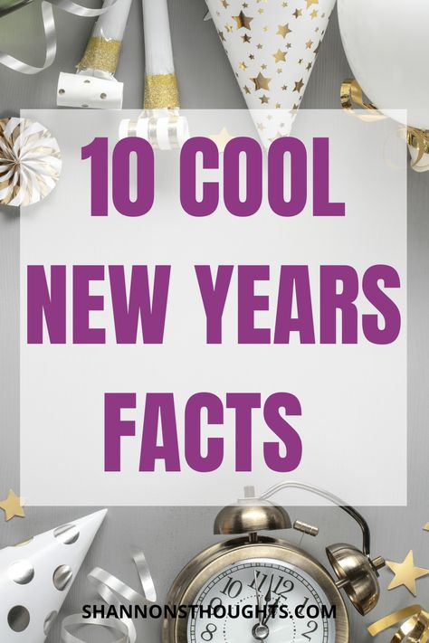 New Years is celebrated around the world by many different people. And it has been celebrated for centuries. Since it is one of the oldest holiday's there are some cool new years facts out there. New Years Colors Meaning, Trivia Questions For Kids, Holiday Facts, Fun Facts For Kids, History Facts Interesting, Curious Kids, Different People, New Year's Resolutions, Facts For Kids