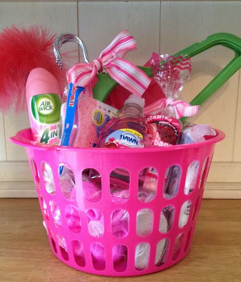 Cleaning Buisness, College Gift Baskets, Boyfriends 21st Birthday, Preschool Graduation Gifts, Dorm Gifts, Graduate Gifts, Mini Baskets, Silent Auction Baskets, Homemade Gift Baskets