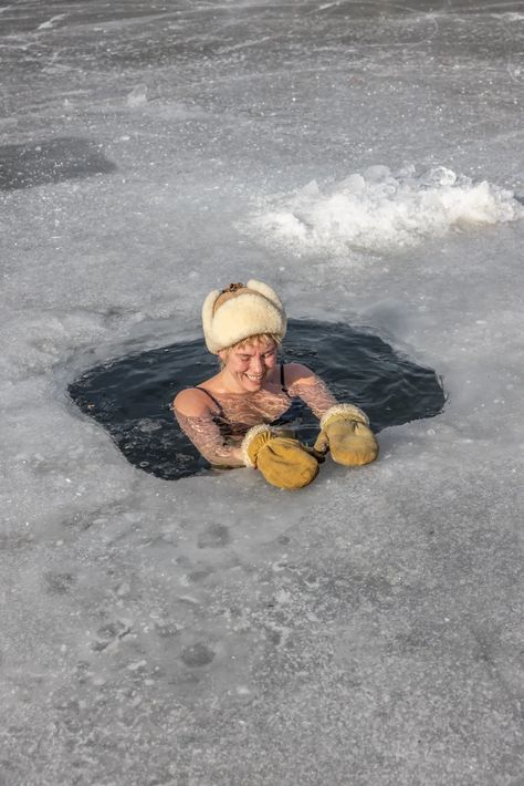 Ice Water Therapy, Cold Plunge Aesthetic, Ice Bath Aesthetic, Birthday Transition, Cold Swimming, Spring Character, Ice Plunge, Groups Of Women, Manifesting Healing