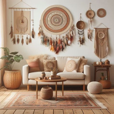 Boho Living Room Tiny Boho Living Room, Basket Walls Boho Living Room, Best Greige Paint, Best Greige, Home Decor Ideas Living Room Apartment, Soft Autumn Color Palette, Autumn Color Palette, Boho Living Room Ideas, Trendy Interior Design