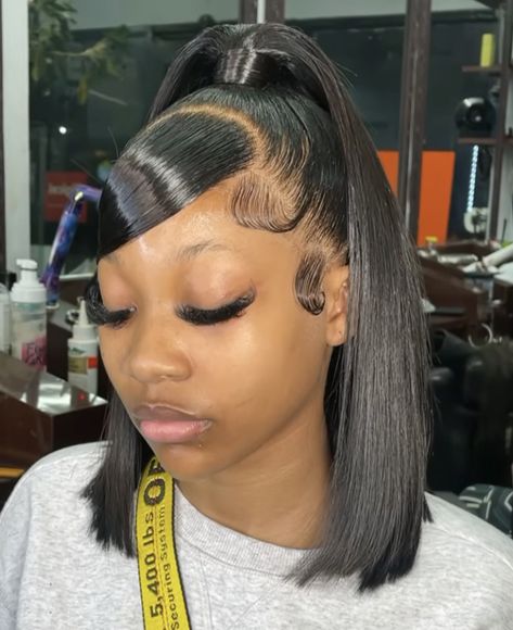 Glow Up Hair, Faux Ponytail, Hairstyles 90s, Frontal Wig Hairstyles, Lace Fronts, Hairstyles Pictures, Birthday Hairstyles, Black Ponytail Hairstyles, Quick Weave Hairstyles