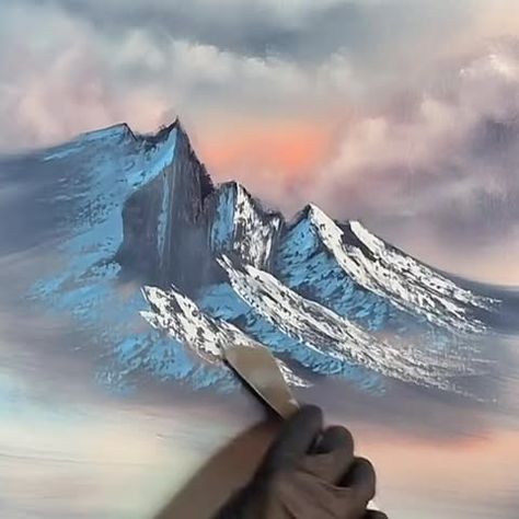 Joshua T Kirkham | #HowToPaint #Clouds #PaintWithJosh #OilPainting #Reels #ReelsInsta #ReelsInstagram #ReelsFeed #InstaReels #ArtReels #ReelsFacebook... | Instagram Bob Ross Paintings, Bob Ross, Art Teacher, Oil Painting, Art Painting, Paint, On Instagram, Instagram, Art