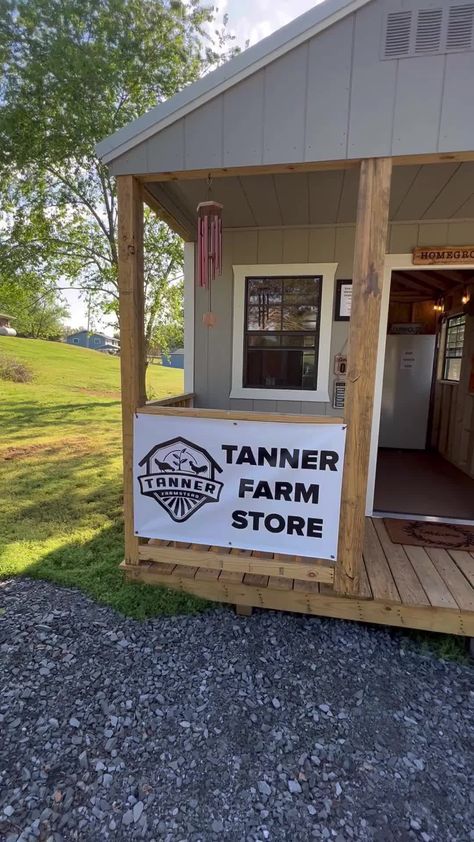 This is our self serve honor system farm store. Opening an honor system farm store or farm stand is a great way to open your farm up to your local community to have access to fresh local vegetables and meats that are grown and raised the right way #honorsystemfarmstore #honorsystemfarmstand #selfservefarmstore #selfservefarmstand #smallscalefarm #farmlife #farm #farmstore #farmstand #homestead #homesteading #farmstead #farmsteading #regenerativefarm #regenerativeagriculture #knowyourfarmer #knowyourfarmerknowyourfood #organicfood #organicfarm #organicfarming #localfood #localfarm #marketgarden #marketgardening Small Dairy Farm Design, Honor System Farm Stand, Self Serve Farm Stand, Farm Stand Plans, Mobile Farm Stand, Farm Store Ideas, Farm Stand Ideas, Farmstand Ideas, Farm Market Ideas