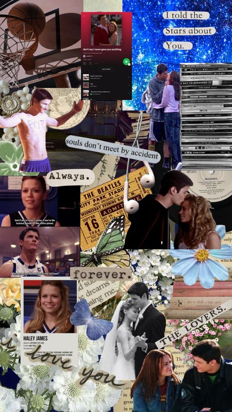 Naley One Tree Hill Wallpaper, One Tree Hill Wallpaper Iphone, One Tree Hill Aesthetic Wallpaper, Gilmore Girls Boys, One Tree Hill Wallpaper, Lucas And Brooke, Tree Hill Aesthetic, One Tree Hill Aesthetic, Les Freres Scott