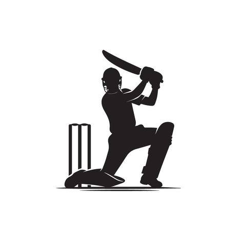 Cricket Vector, Cricket Clipart, Cricket Logo Design, Match Poster, Cricket Cake, Cricket Logo, Cricket Player, Body Art Photography, Cricket Sport