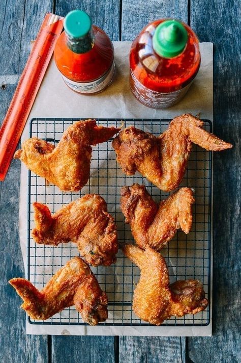 Chinese Fried Chicken Wings, Roast Pork Fried Rice, Chinese Fried Chicken, Chinese Chicken Wings, Deep Fried Chicken Wings, Chicken Wing Recipes Fried, Woks Of Life, The Woks Of Life, Pork Fried Rice