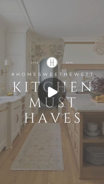 A Well Dressed Home | Interior Design Firm on Instagram: "With all the chatter about marble lately, we’ve been dishing about the other kitchen must-haves that you can find at #homesweethewett! 

Join us as we give you a peek inside the Home Sweet Hewett Kitchen!

What kitchen essentials are non-negotiables for you and your family?" 2 Sinks In Kitchen Layout, Expensive Looking Kitchen, Custom Built Home Must Haves, Must Have Home Features, Minimalist Kitchen Design Inspiration, Kitchen Must Haves When Building, Custom Home Must Haves, Dream Kitchen Ideas Luxury, 2024 Kitchen Trends