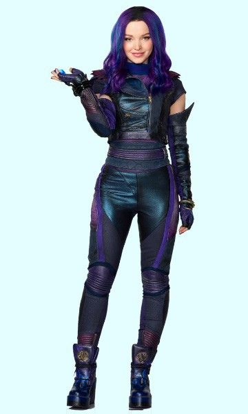 Mal Halloween Costume, Mal Descendants Costume, Mal Costume, Tv Characters Outfits, Descendants Pictures, Estilo Blair Waldorf, Descendants Costumes, Dr Facilier, Mal Descendants