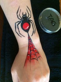 Arm Paint Ideas, Super Hero Face Paint, Spider Face Paint, Spiderman Face Paint, Spider Man Face Paint, Spider Face Painting, Web Face, Animal Face Paintings, Spider Face