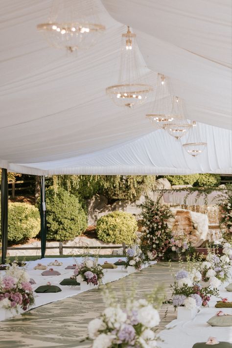 Ardaas (Prayer): A prayer, known as Ardaas, is recited to seek blessings for the couple. Outdoor Anand Karaj, Outdoor Sikh Wedding, Mandap Setup, Brown Stuff, Anand Karaj, Enchanting Garden, White Lanterns, Outdoor Indian Wedding, Future Wedding Plans