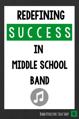 Are you a middle school band director? What is your definition of success? What motivates you as a music teacher? While trophies, superior ratings and recognition are great (and they certainly are), we can find ourselves in real trouble if that becomes our source of happiness. While building a successful band program is our ultimate goal, as it should be, we have a more important role to play and we don’t need a trophy to accomplish it either. Music Classroom Management, Band Rehearsal, Middle School Band, High School Love, Band Teacher, Middle School Music, Band Director, Music Curriculum, Music Lesson Plans