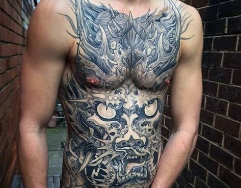 #stomach #tattoo #tattoos #ideas #designs #men #formen #menstattooideas Mens Stomach Tattoo, Tattoo Stomach, Lower Stomach Tattoos, Dragon Tattoo Meaning, Stomach Tattoo, Inca Tattoo, Belly Tattoo, Kunst Tattoos, Wild Tattoo