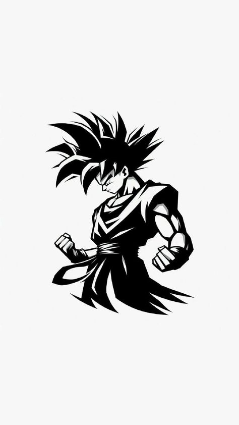 Goku Black And White, Minimalistic Wallpaper, Wallpaper For Android, Spiderman Art Sketch, Dragon Ball Painting, Dragon Ball Art Goku, Dragon Ball Super Artwork, Anime Dragon Ball Goku, Dragon Balls