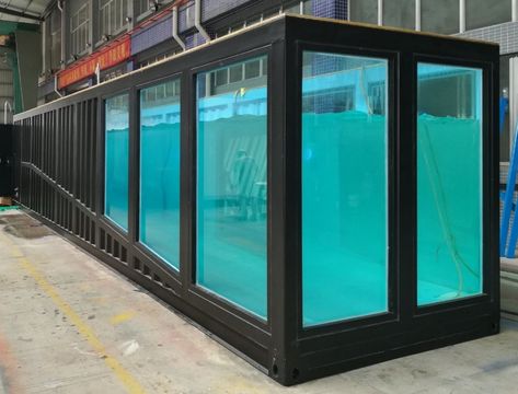 Endless Swim Spa, Shipping Container Swimming Pool, Shipping Container Pool, Container Pool, Safe Room, Casa Container, Swim Spa, Shipping Container House, Diy Building