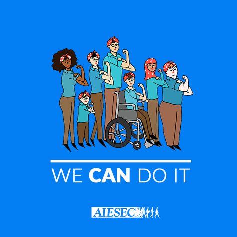 #InternationalWomensDay #AIESEC International Women's Day, We Can Do It, Ladies Day, Projects To Try, Layout, Comics, Movie Posters, Fictional Characters, Design