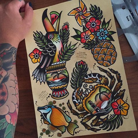 Hawaiian Tattoos, Tropical Tattoo, Turtle Tattoos, Tiki Tattoo, Polynesian Tattoos, Sea Tattoo, Tattoos Mandala, Marquesan Tattoos, Hawaiian Tattoo