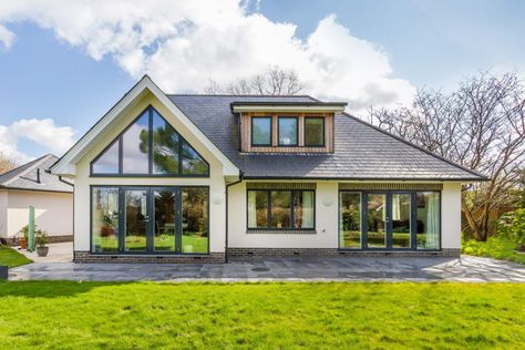 Chalet Bungalow Extension, Modern Dormer Bungalow, Chalet Bungalow Renovation, Contemporary Chalet, Dream Bungalow, Bungalow Extension, Chalet Bungalow, Bungalow Conversion, Contemporary Bungalow