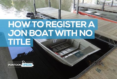 How to Register a Jon Boat with No Title or VIN Number * GUIDE * Aluminum Jon Boats, Duck Hunting Blinds, Boat Hacks, Boat Conversion, Jon Boat Modifications, Pontoon Ideas, Boat Modifications, Boat Upgrades, Easy Boat