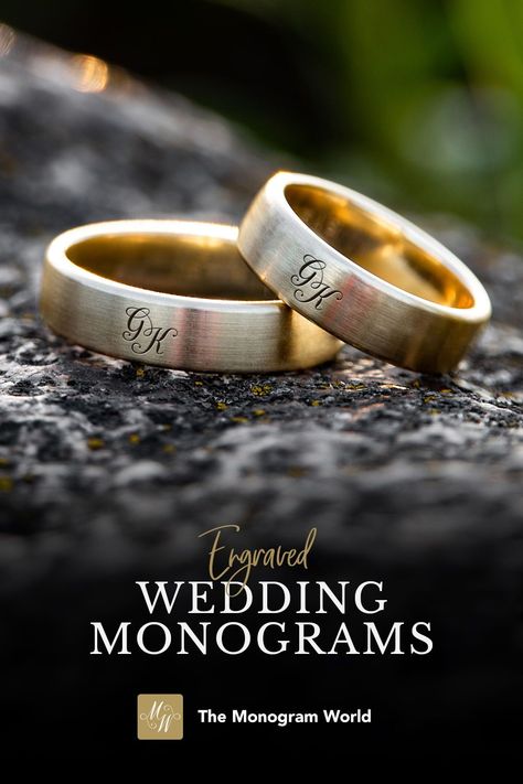 Engagement Rings With Letters, Engagement Ring With Initials, Marriage Rings Couple Unique Gold, Wedding Rings With Initials, Unique Engagement Rings For Couple, Couple Engagement Ring, Marriage Rings Couple Unique With Name, Wedding Ring For Bride, Couple Wedding Rings With Names