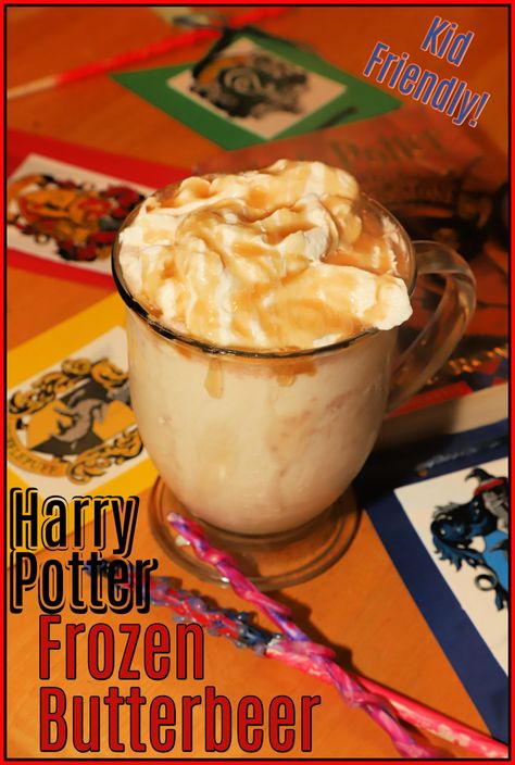 Our favorite young wizard celebrates a birthday this month on July 31st! To celebrate we made a frosty twist on the classic beverage from the books, Harry Potter Frozen Butterbeer! Frozen Butterbeer, Frozen Treats Recipes, Food Shapes, Frozen Treat, Incredible Recipes, Inspired Recipes, Frozen Desserts, Delicious Healthy Recipes, Summer Desserts