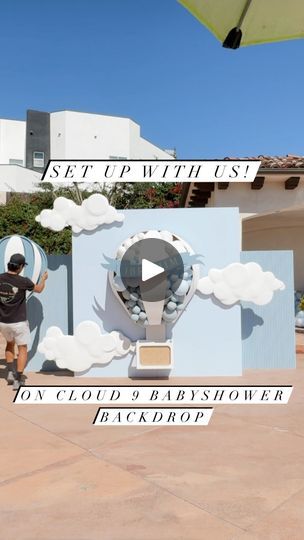 1.3M views · 15K reactions | Watch us set up Jamie’s Travel / On cloud 9 baby shower backdrop design ☁️✨ We love being able to create gorgeous designs for your special moments and events for private and business. Thank you for having us @missjamieblack and to all our supporters out there! Event backdrop design, balloons, and backdrops @thesimpleluxeevents DM to inquire, create, and reserve. Purchase our wood backdrops and props like these super cool hot air balloons Dm @thesimpleluxebuilds . . . . . #babyshower #boybabyshower #babyshowerparty #babyshowertheme #oncloud9party #oncloud9 #momlife #adventuretheme #adventureparty #traveltheme #adventureawaitsbabyshower #boybabyshower #partyideas #heaven #boybirthdayparty #boypartyideas #kidspartyideas #balloons #balloonbackdrop #balloonga Event Backdrop Design, Wood Backdrops, Adventure Awaits Baby Shower, Adventure Party, Adventure Theme, Wood Backdrop, Shower Backdrop, Event Backdrop, Baby Shower Backdrop