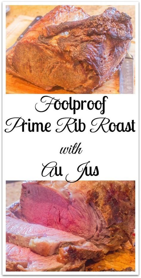 Prime Rib 500 Degrees Turn Oven Off Recipes Prime Rib In Oven, Roast With Au Jus, Prime Rib Roast Recipe Ovens, Perfect Prime Rib Roast, Cooking Prime Rib Roast, Prime Rib Au Jus, Prime Rib Roast Recipe, Dinner Suggestions, Perfect Prime Rib