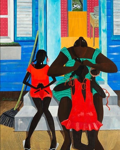 Gullah Art, Jonathan Green, African American Artwork, Green Artwork, Piano Art, Black Art Painting, Muse Art, Black Artwork, American Girls