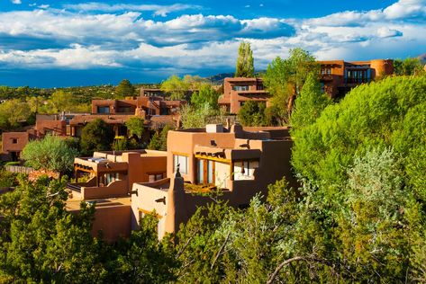 Santa Fe, NM | 2019 10 Best Affordable Honeymoon Spots in the US | Livability Best Winter Vacations, Small Cities, Affordable Honeymoon, Best Holiday Destinations, Honeymoon Spots, Sante Fe, Cultural Architecture, Spring Trip, Plaza Hotel