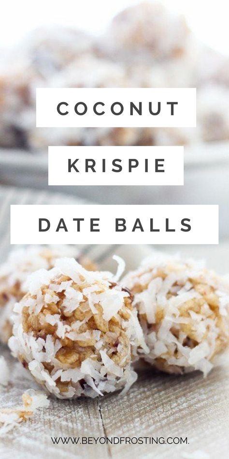 Popper Bites, Coconut Date Balls, Date Recipes Desserts, Cookie Balls Recipe, Favorite Christmas Cookies, Date Balls, Decorate Cookies, Krispie Treats Recipe, Candy Recipes Homemade